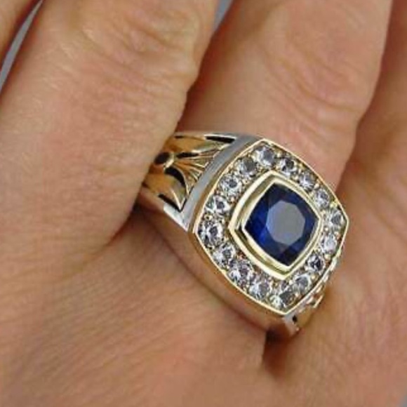 NEW 925 Two tone Ring - Picture 8 of 9